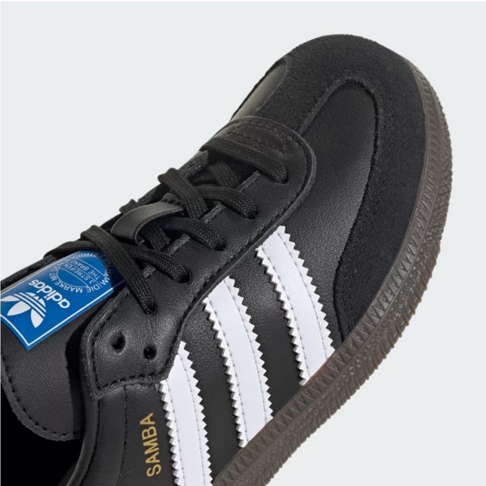 Adidas Samba OG Kids Black White Sneakers - NWT - Picture 12 of 13